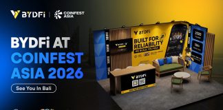BYDFi Joins Coinfest Asia 2026, Connecting with Establishments, Builders and Merchants in Bali