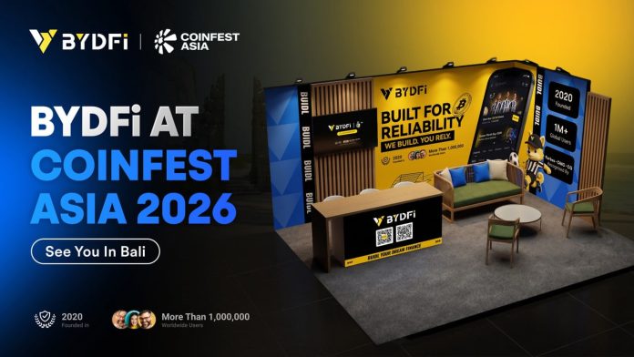 BYDFi Joins Coinfest Asia 2026, Connecting with Establishments, Builders and Merchants in Bali