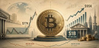 Bitcoin (BTC) Worth Prediction: $77Okay Breakout, 26.8% Weekly Surge, and $1B in ETF Inflows Gasoline Bullish Momentum Towards $95Okay Bitcoin (BTC) Worth Prediction: $77Okay Breakout, 26.8% Weekly Surge, and $1B in ETF Inflows Gasoline Bullish Momentum Towards $95Okay