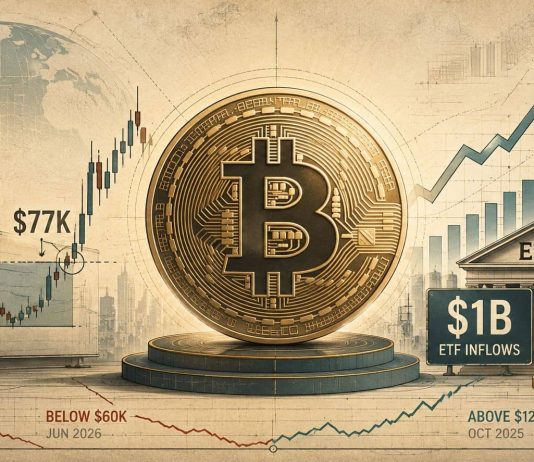Bitcoin (BTC) Worth Prediction: $77Okay Breakout, 26.8% Weekly Surge, and $1B in ETF Inflows Gasoline Bullish Momentum Towards $95Okay