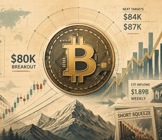Bitcoin (BTC) Value Prediction: $80Okay Breakout Units Sights on New Upside Targets as Bullish Wave Three Emerges Bitcoin (BTC) Value Prediction: $80Okay Breakout Units Sights on New Upside Targets as Bullish Wave Three Emerges