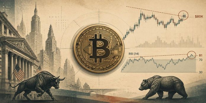 Bitcoin (BTC) Value Prediction: Hidden Weekly RSI Divergence Warns of Pullback as BTC Assessments $80Ok Bitcoin (BTC) Value Prediction: Hidden Weekly RSI Divergence Warns of Pullback as BTC Assessments $80Ok