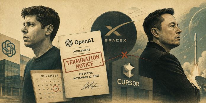 OpenAI to Reduce SpaceX-Acquired Cursor Deal as Musk Slams Altman OpenAI to Reduce SpaceX-Acquired Cursor Deal as Musk Slams Altman