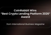 CoinRabbit Wins “Finest Crypto Lending Platform 2026” Award from Worldwide Enterprise Journal CoinRabbit Wins “Finest Crypto Lending Platform 2026” Award from Worldwide Enterprise Journal