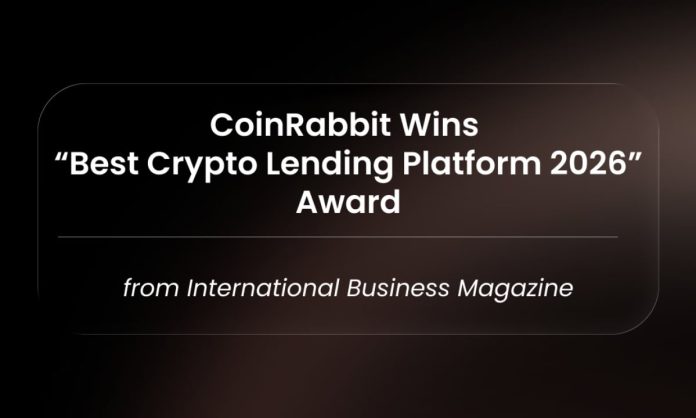 CoinRabbit Wins “Finest Crypto Lending Platform 2026” Award from Worldwide Enterprise Journal CoinRabbit Wins “Finest Crypto Lending Platform 2026” Award from Worldwide Enterprise Journal