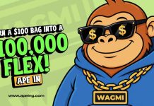 Crypto Information In the present day: Apeing’s Crypto Presale Units Information by Unlocking Stage Three in Underneath Six Hours of Launch Whereas HYPE Targets $100