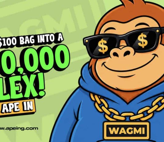 Crypto Information In the present day: Apeing’s Crypto Presale Units Information by Unlocking Stage Three in Underneath Six Hours of Launch Whereas HYPE Targets $100