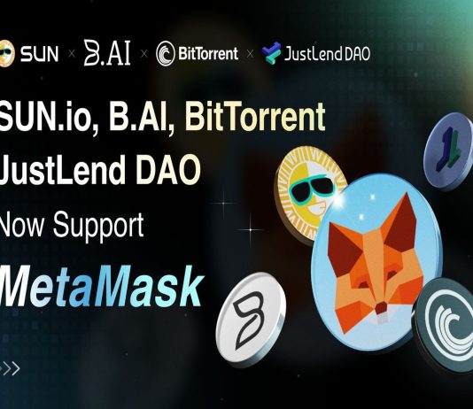 B.AI, SUN.io, JustLend DAO, and BitTorrent Broaden MetaMask Connectivity, Driving International DeFi Entry