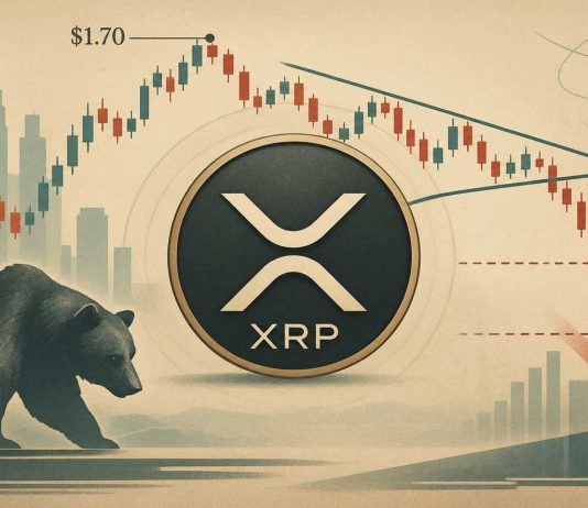 XRP Value Right now: Bearish Triangle Breakout Places $1.31 and $1.17 Assist in Focus