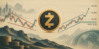 Zcash (ZEC) Value Prediction: Falling Wedge Breakout and Rising Channel Level to $1,539 as ZEC Consolidates Close to $1,100 Zcash (ZEC) Value Prediction: Falling Wedge Breakout and Rising Channel Level to $1,539 as ZEC Consolidates Close to $1,100
