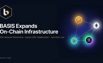 BASIS.professional Expands On-Chain Infrastructure with XDC Community Partnership and Zypher DAO as Auto Earn Goes Reside BASIS.professional Expands On-Chain Infrastructure with XDC Community Partnership and Zypher DAO as Auto Earn Goes Reside