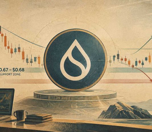 SUI Value Prediction: Falling Wedge Places $0.67 Assist and $0.75 Resistance in Focus SUI Value Prediction: Falling Wedge Places $0.67 Assist and $0.75 Resistance in Focus