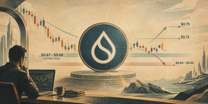 SUI Value Prediction: Falling Wedge Places $0.67 Assist and $0.75 Resistance in Focus SUI Value Prediction: Falling Wedge Places $0.67 Assist and $0.75 Resistance in Focus
