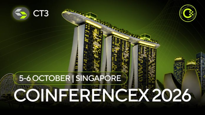 CT3 to Take part as Speaker at CoinFerenceX Singapore 2026