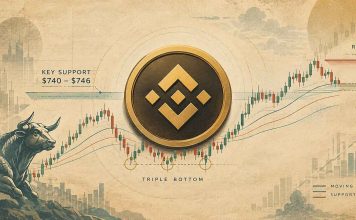 BNB Value Prediction: BNB Bulls Defend $740 as Triple Backside Indicators a Potential Breakout BNB Value Prediction: BNB Bulls Defend $740 as Triple Backside Indicators a Potential Breakout