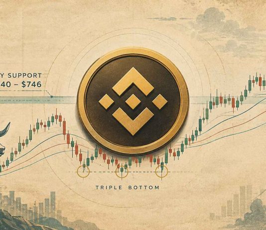 BNB Value Prediction: BNB Bulls Defend $740 as Triple Backside Indicators a Potential Breakout