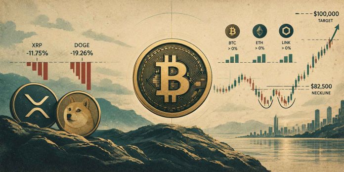 Crypto Information Right this moment: XRP, Dogecoin Sign Lengthy-Time period MVRV Reductions as Bitcoin Holds $82.5K Neckline