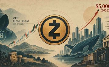 Zcash (ZEC) Worth Prediction: Zcash Co-Founder Predicts ZEC at $5,000 by 2026