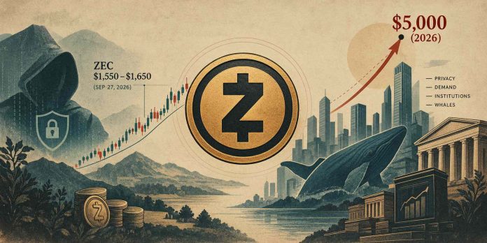 Zcash (ZEC) Worth Prediction: Zcash Co-Founder Predicts ZEC at $5,000 by 2026