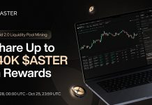 Aster Launches Perpetual Grid Buying and selling 2.Zero with As much as 140,000 $ASTER Liquidity Mining Marketing campaign Aster Launches Perpetual Grid Buying and selling 2.Zero with As much as 140,000 $ASTER Liquidity Mining Marketing campaign