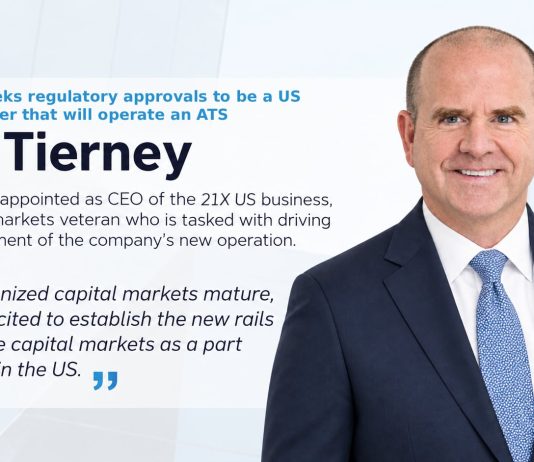 21X LLC Seeks Regulatory Approval to Function as a US Dealer Seller and Appoints Ray Tierney as CEO