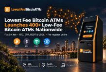 Lowest Payment Bitcoin ATMs Declares Launch of Extra Than 400 ATMs Nationwide