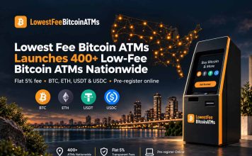 Lowest Payment Bitcoin ATMs Declares Launch of Extra Than 400 ATMs Nationwide Lowest Payment Bitcoin ATMs Declares Launch of Extra Than 400 ATMs Nationwide