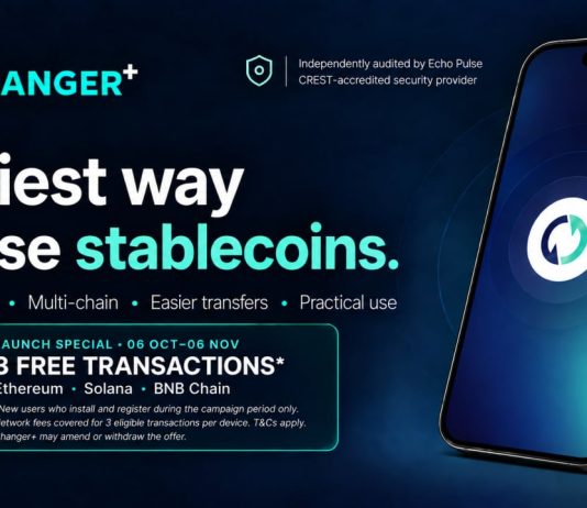 Changer+ Launches Stablecoin-First Self-Custodial Pockets to Make Stablecoins Simpler to Use