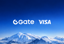 Gate Companions with Visa to Launch Crypto-linked Card Throughout 40+ Nations and Territories Gate Companions with Visa to Launch Crypto-linked Card Throughout 40+ Nations and Territories