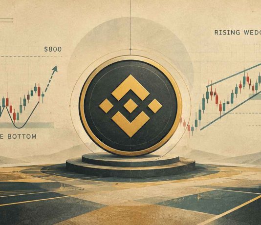 BNB Worth Prediction: Double Backside or Rising Wedge Breakdown? BNB Faces a Essential $730 Take a look at