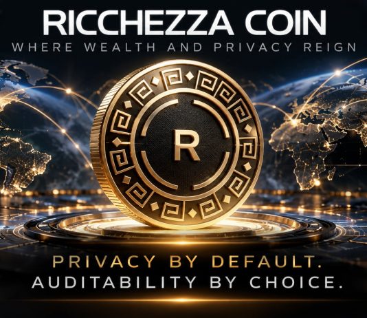 Privateness by Default. Disclosure by Selection: Ricchezza Coin Prepares to Launch Layer 1 Privateness Ecosystem
