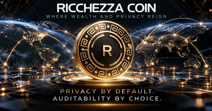 Privateness by Default. Disclosure by Selection: Ricchezza Coin Prepares to Launch Layer 1 Privateness Ecosystem Privateness by Default. Disclosure by Selection: Ricchezza Coin Prepares to Launch Layer 1 Privateness Ecosystem