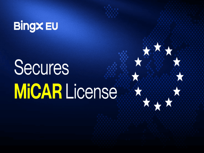 BingX EU Secures MiCAR License, Advancing Regulated Crypto Companies Throughout Europe BingX EU Secures MiCAR License, Advancing Regulated Crypto Companies Throughout Europe