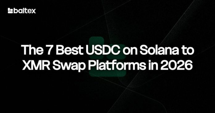 The 7 Finest USDC on Solana to XMR Swap Platforms in 2026 The 7 Finest USDC on Solana to XMR Swap Platforms in 2026