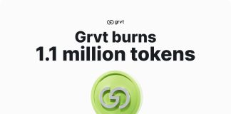 GRVT Burns 1.1 Million Tokens as Countdown to Grvt 2.Zero Begins GRVT Burns 1.1 Million Tokens as Countdown to Grvt 2.Zero Begins