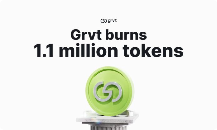 GRVT Burns 1.1 Million Tokens as Countdown to Grvt 2.Zero Begins