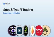 MEXC’s New-Token Buying and selling Quantity Rises 77% in September as Inventory-Associated Buying and selling Expands Into On-Chain New-Token Markets MEXC’s New-Token Buying and selling Quantity Rises 77% in September as Inventory-Associated Buying and selling Expands Into On-Chain New-Token Markets