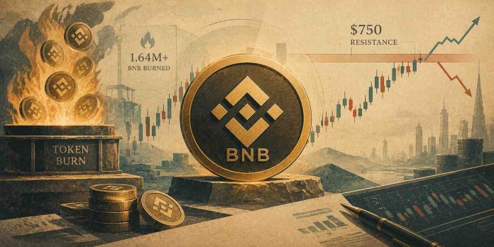 BNB Worth Prediction: $1.2B Token Burn Fuels Bullish Hopes as BNB Exams Important $750 Resistance