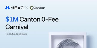 MEXC Launches Canton 0-Payment Carnival with $1M Prize Pool